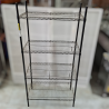 Used Wire Mesh Cool Room Shelving Black Epoxy Coated- ST25UK412