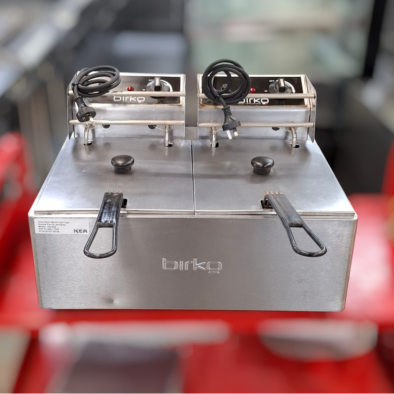 Used Birko 1001002 Bench Top Fryer Double Pan 5L - ST25UK167