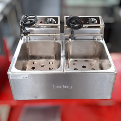 Used Birko 1001002 Bench Top Fryer Double Pan 5L - ST25UK167