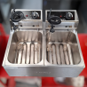 Used Birko 1001002 Bench Top Fryer Double Pan 5L - ST25UK167