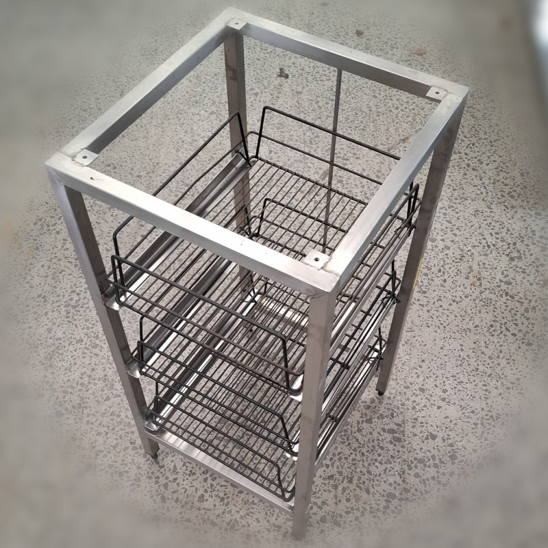 Used Stainless Steel Commercial Glasswashers Racks Holder