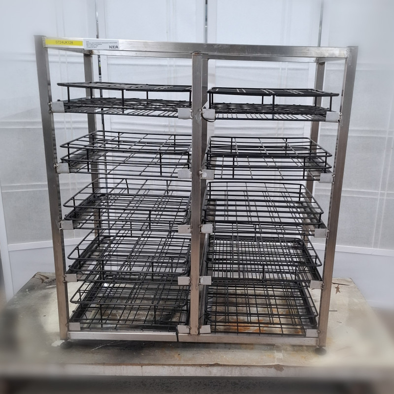 Used Stainless Steel Commercial Underbench Glasswashers Racks Holder - ST24UK128