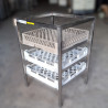 Used Stainless Steel Underbench Dishwashers Racks Holder - ST26UK015