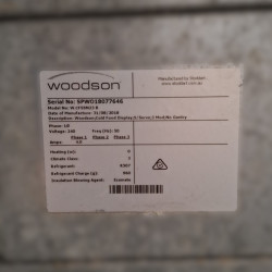 Used Woodson W.CFSSN23 Flat Deck Self Serve Cold Food Display - ST25UK215
