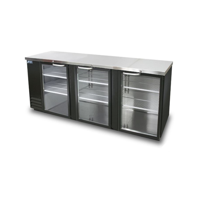 FRESH REFRIGERATION BACK BAR REFRIGERATOR (GLASS DOOR ) - FBB-80BG