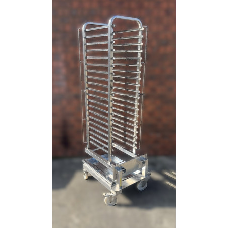 Rational 60.21.054 Mobile Oven Rack 20-1/1 GN Tray Combi Oven Trolley ...