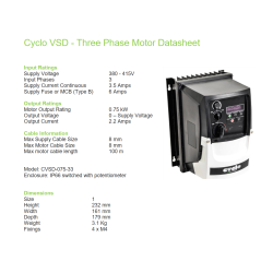 Cyclo Single & Three Phase Variable Canopy Fan Speed Controllers
