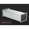 Commercial Exhaust Canopy Duct - Rectangle / Square / Insulated Duct