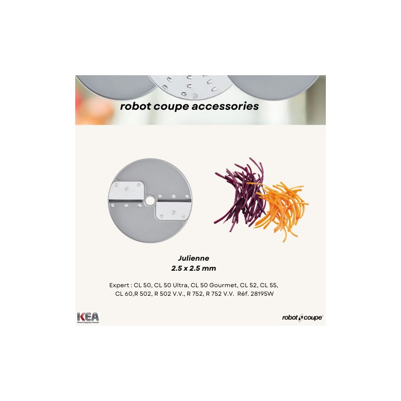 Julienne - 2.5 x 2.5 mm - Expert Series