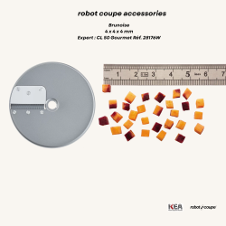 Brunoise - 4 x 4 x 4 mm -...