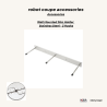 Robot Coupe  Wall Mounted Disc Holder - Stainless Steel - 3 Hooks