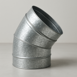 45 Degree Bend 254mm dia for 10" Canopy Duct