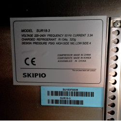 Used Skipio SUR18-3 Underbench 3 Door Fridge - ST26UK029