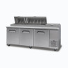 Bromic PP2370 Pizza Prep Fridge - 3  Doors - 2370mm - 12 Pans