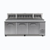 Bromic PP2370 Pizza Prep Fridge - 3  Doors - 2370mm - 12 Pans