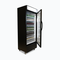Bromic GM0690LB Upright Display Fridge - 659L - 1 Door - Flat Glass - Lightbox