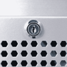 Bromic GM1100LS-NR Upright Display Fridge - 1082L - 2 Door - Flat Glass - Lightbox - Silver