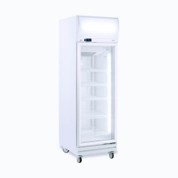 Bromic UF0500LF Upright Display Freezer - 444L - 1 Door - Flat Glass - Lightbox