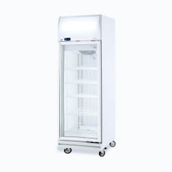Bromic UF0500LF Upright Display Freezer - 444L - 1 Door - Flat Glass - Lightbox