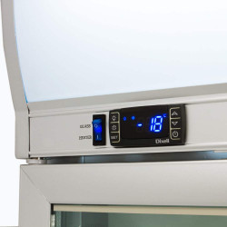 Bromic UF0500LF Upright Display Freezer - 444L - 1 Door - Flat Glass - Lightbox