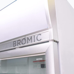Bromic UF0500LF Upright Display Freezer - 444L - 1 Door - Flat Glass - Lightbox
