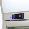 Bromic UF1000LF Upright Display Freezer - 976L - 2 Doors - Flat Glass - Lightbox