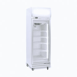 Bromic GD0500LF Upright Display Fridge - 444L - 1 Door - Flat Glass - Lightbox