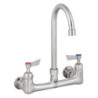 3 MONKEEZ GUARDIAN-Exposed Dual W/M Tap Body with 12" Gooseneck Spout with Aerator -  T-3MEWG12