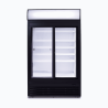 Bromic GM0980LS-NR Upright Display Fridge  - 945L - 2 Doors - Sliding - Flat Glass - Lightbox