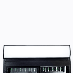 Bromic GM0980LS-NR Upright Display Fridge  - 945L - 2 Doors - Sliding - Flat Glass - Lightbox