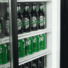 Bromic GM0980LS-NR Upright Display Fridge  - 945L - 2 Doors - Sliding - Flat Glass - Lightbox