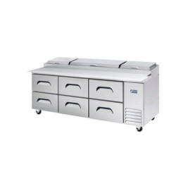 FRESH REFRIGERATION PIZZA PREPARATION TABLE  - FPT-93-D6