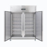 Bromic UF1300SDF-NR Upright Freezer - 1300L - 2 Doors - Stainless Steel