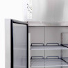 Bromic UF1300SDF-NR Upright Freezer - 1300L - 2 Doors - Stainless Steel