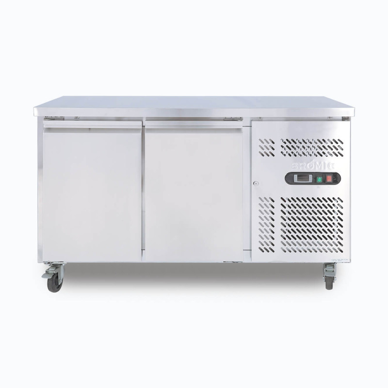 Bromic UBC1360SD-NR Under Bench Fridge - 282L - 2 Doors - Stainless Steel