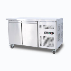Bromic UBC1360SD-NR Under Bench Fridge - 282L - 2 Doors - Stainless Steel