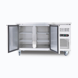 Bromic UBC1360SD-NR Under Bench Fridge - 282L - 2 Doors - Stainless Steel