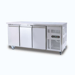 Bromic UBC1795SD-NR Under Bench Fridge - 417L - 3 Doors - Stainless Steel