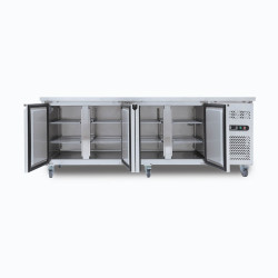 Bromic UBC2230SD-NR Under Bench Fridge - 553L -  4 Doors - Stainless Steel