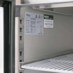 Bromic UBC1360GD-NR Under Bench Display Fridge - 282L - 2 Doors - Glass