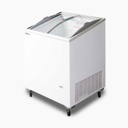 Bromic CF0200ATCG-NR Display Chest Freezer - 176L - Curved Glass Top