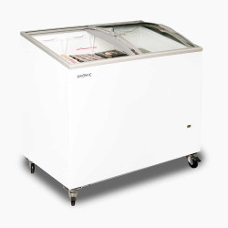 Bromic CF0300ATCG-NR Display Chest Freezer - 264L - Curved Glass Top
