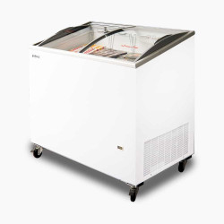 Bromic CF0300ATCG-NR Display Chest Freezer - 264L - Curved Glass Top