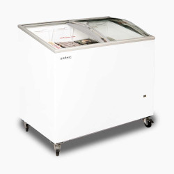 Bromic CF0300ATCG-NR Display Chest Freezer - 264L - Curved Glass Top