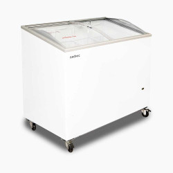Bromic CF0300ATCG-NR Display Chest Freezer - 264L - Curved Glass Top
