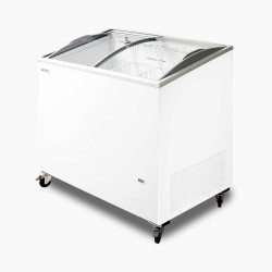 Bromic CF0300ATCG-NR Display Chest Freezer - 264L - Curved Glass Top