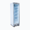 Bromic GM0374-NR Upright Display Fridge - 372L - 1 Door - Flat Glass - White with Silver Trim