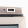 Bromic GM0374-NR Upright Display Fridge - 372L - 1 Door - Flat Glass - White with Silver Trim