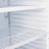 Bromic GM0374-NR Upright Display Fridge - 372L - 1 Door - Flat Glass - White with Silver Trim