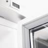 Bromic GM0374-NR Upright Display Fridge - 372L - 1 Door - Flat Glass - White with Silver Trim